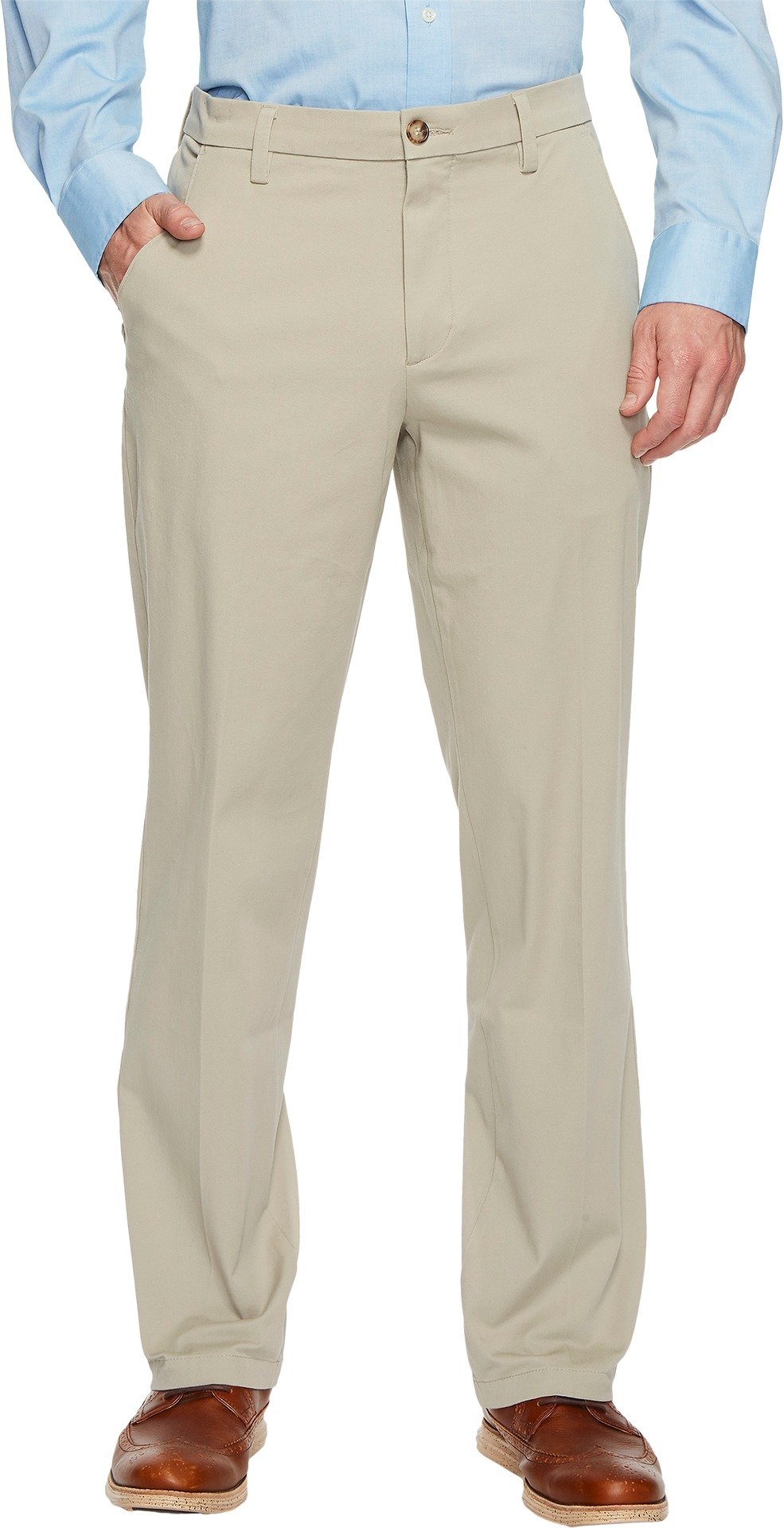 Dockers Men's Straight Fit Workday Khaki Smart 360 Flex Pants (Regular and Big & Tall) Casual, Safari Beige, 36W x 30L