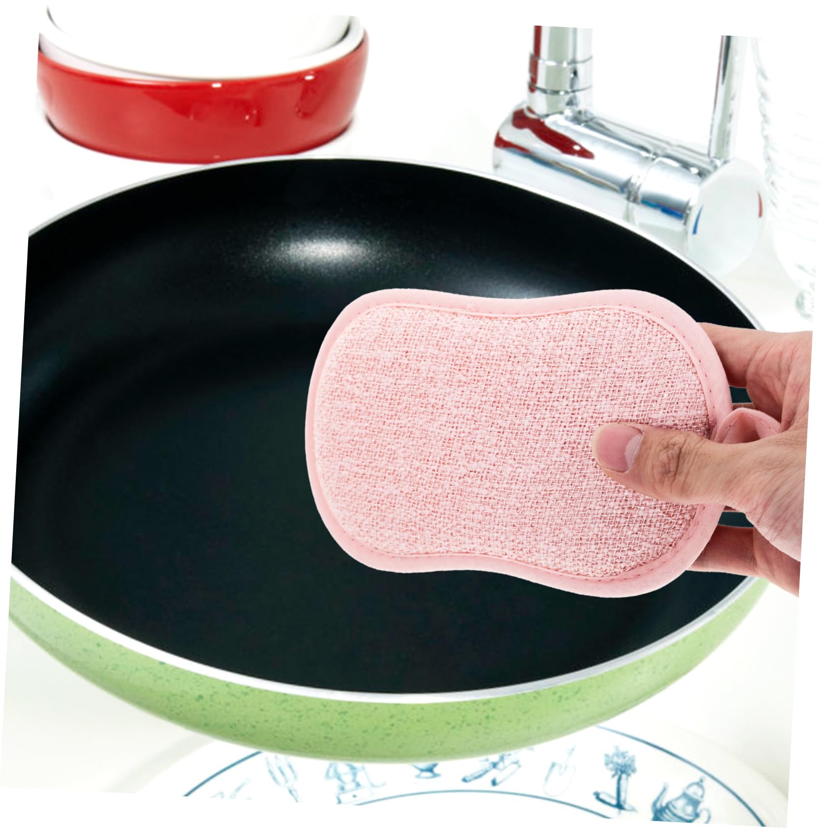 esponjas, 6 esponjas de Limpieza Reutilizables for lavavajillas, aptas for duchas