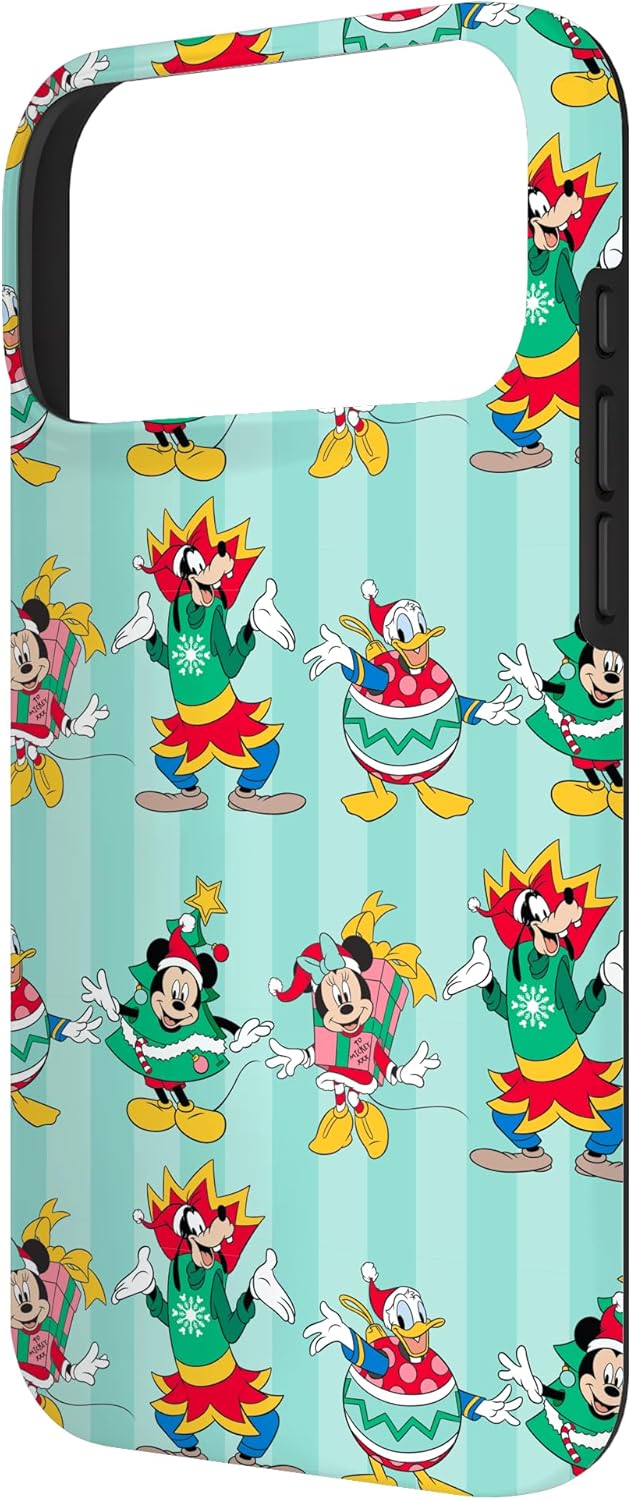 Disney Mickey Mouse & Friends Holiday Christmas Costumes Case for iPhone 17 Pro Max