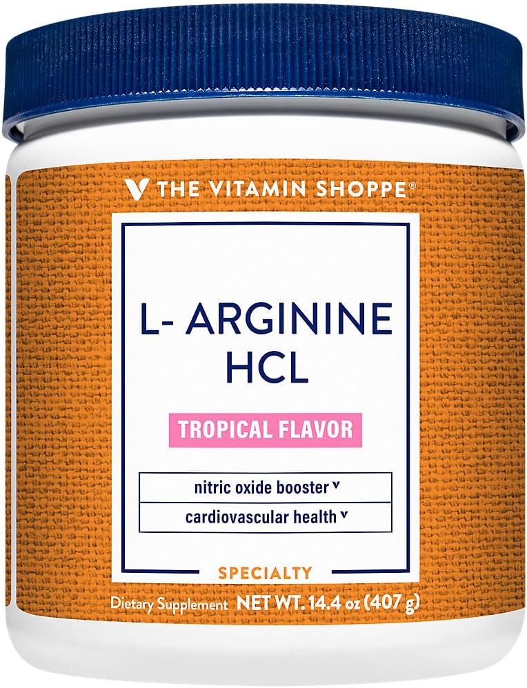 The Vitamin Shoppe L-Arginine - Nitric Oxide Production, Circulation & Exercise Performance Support