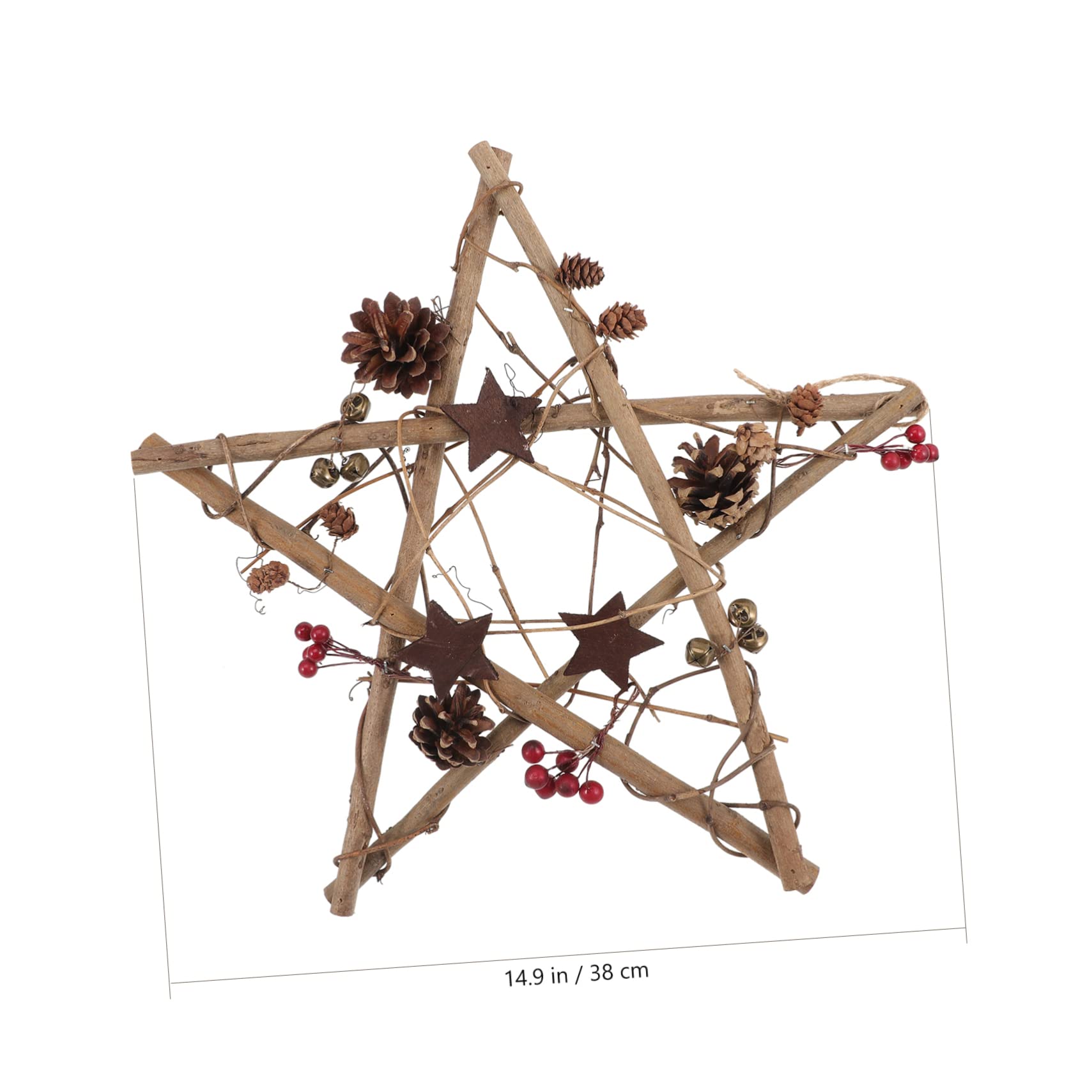ORFOFE Pendenti Per Albero Di Natale Forma Di Stella Decorazioni Natalizie Per Finestra e Parete Articoli Per Feste Di Natale