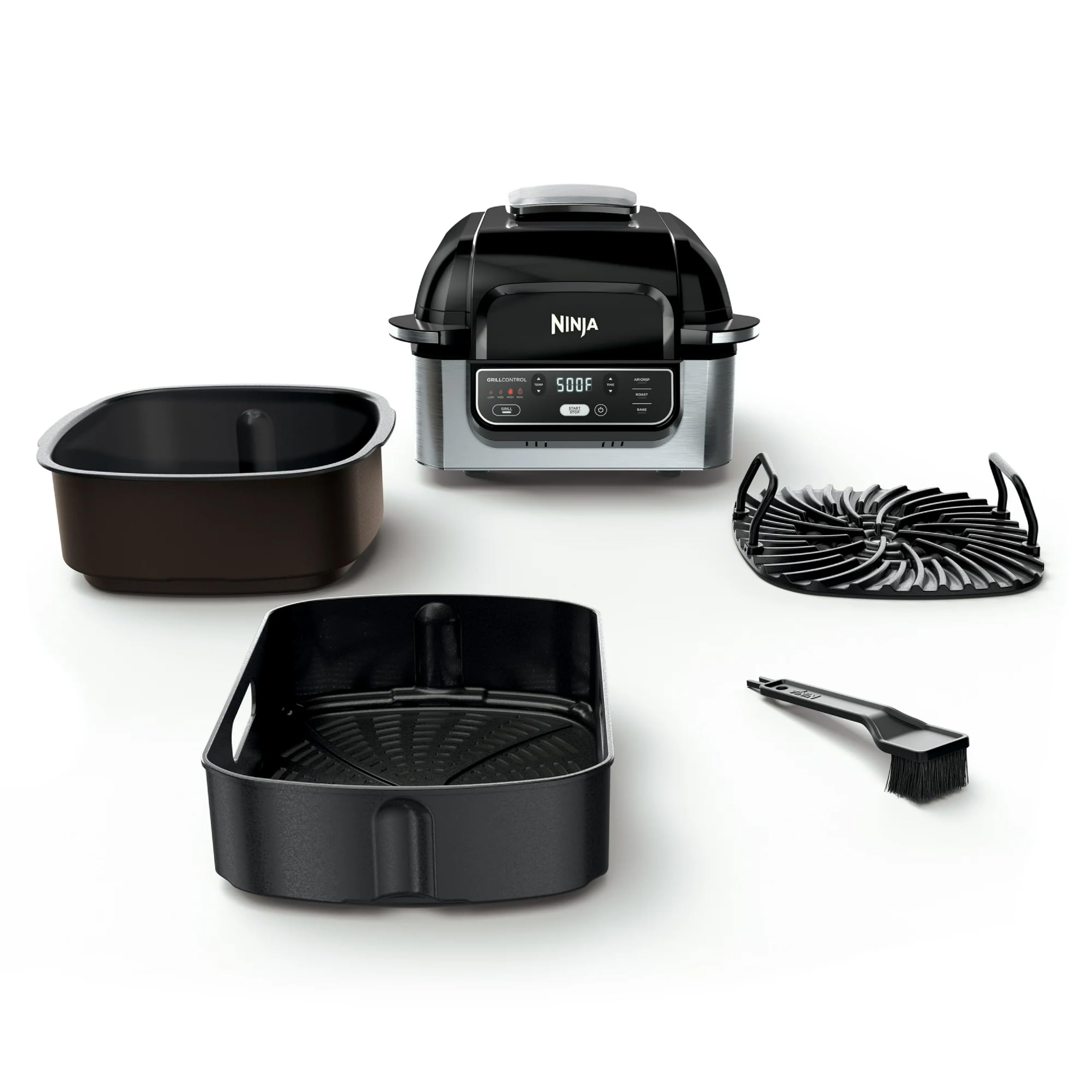 Ninja Foodi Grill グリルAG300 エアフライヤー Ninja AG300 4-in-1 Indoor Grill with 4-Quart Air Fryer with Roast