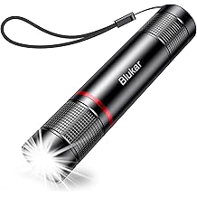 Blukar LED Torch Rechargeable, 2000L Super Bright Adjustable Focus Flashlight, 4 Lighting Modes, Long Battery Life, Waterproof Pocket Size Torch for Power Cuts, Emergency, Camping, Hiking, Outdoor [En