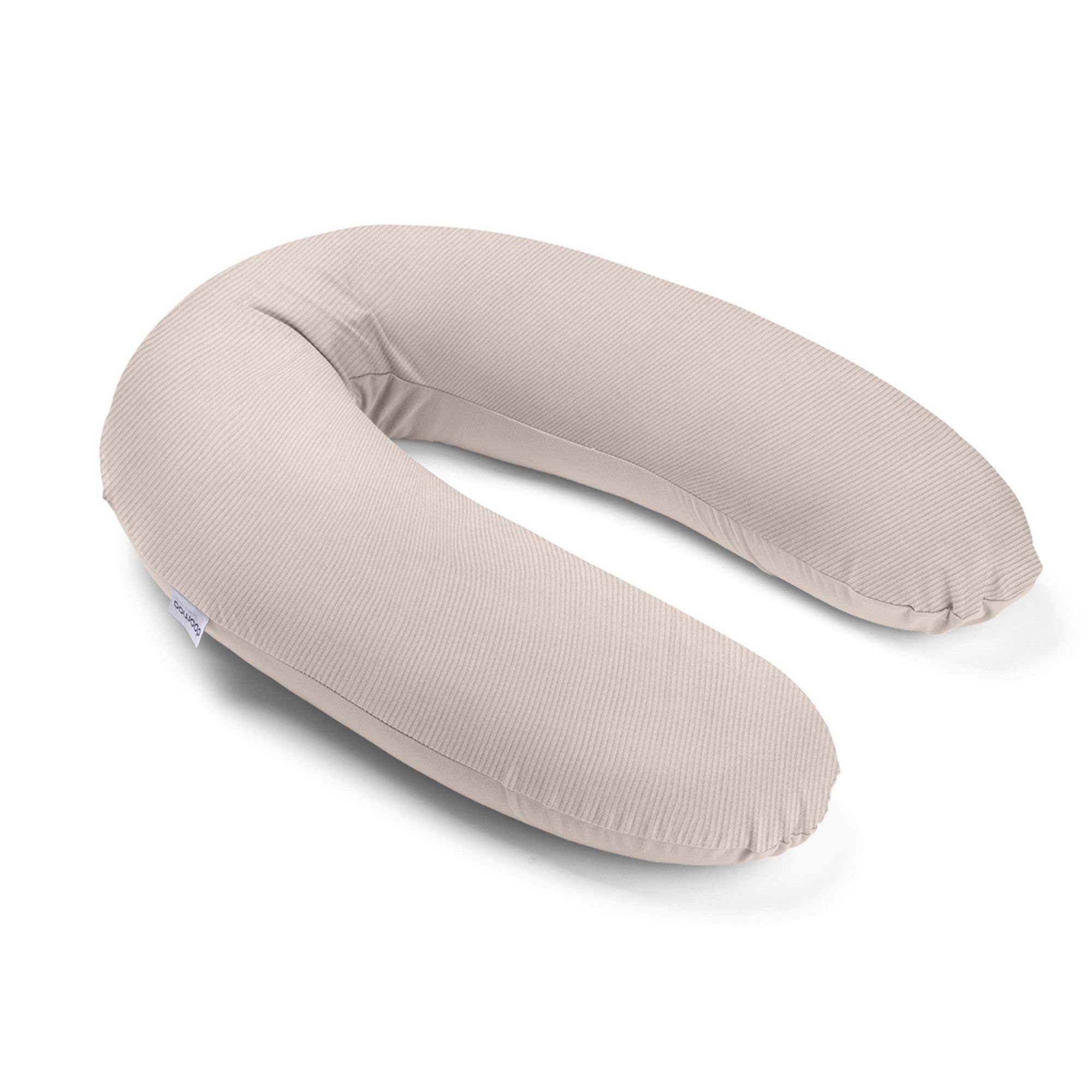 Doomoo Buddy Pregnancy Pillow - Adaptable for Breastfeeding, Maternity Pillow for Support, Organic Cotton, OEKO-TEX Certified - Corduroy Sand