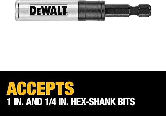 DEWALT Bit Holder, 3-in-1, Impact Ready (DWA3HLDFT)