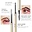 Docolor Makeup Micro Brow Pencil, Definer Eyebrow Pencils for Women Dual-Sided Ultra-Fine Microblading Eyebrow Pencil (Soft Brown and Black,2 Count)