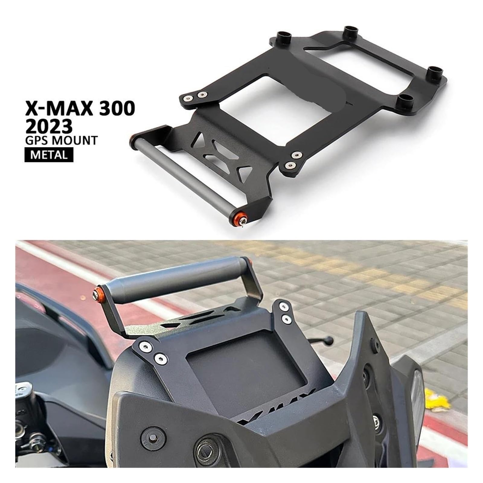 Supporto Per Telefono Cellulare/navigatore GPS Da Montare Sul Manubrio Della Moto Per YAM&AHA X-MAX 300 XMAX XMAX300 2023 2024(Style A 12MM)