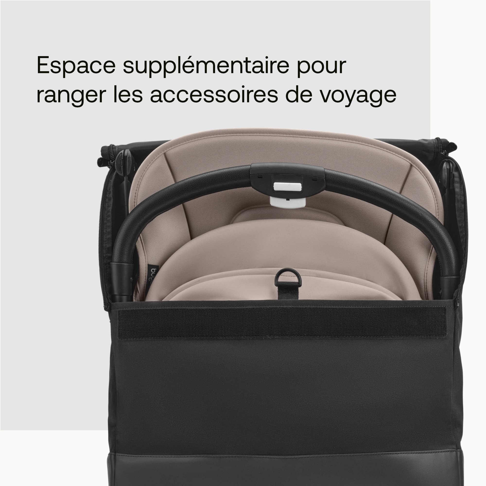 Bugaboo Sac de Transport pour Poussette Butterfly, Compatible IATA, Convient aux Compartiments supérieurs d'avion, Durable, Facile à Transporter, avec rangements pour Accessoires et Fond rembourré