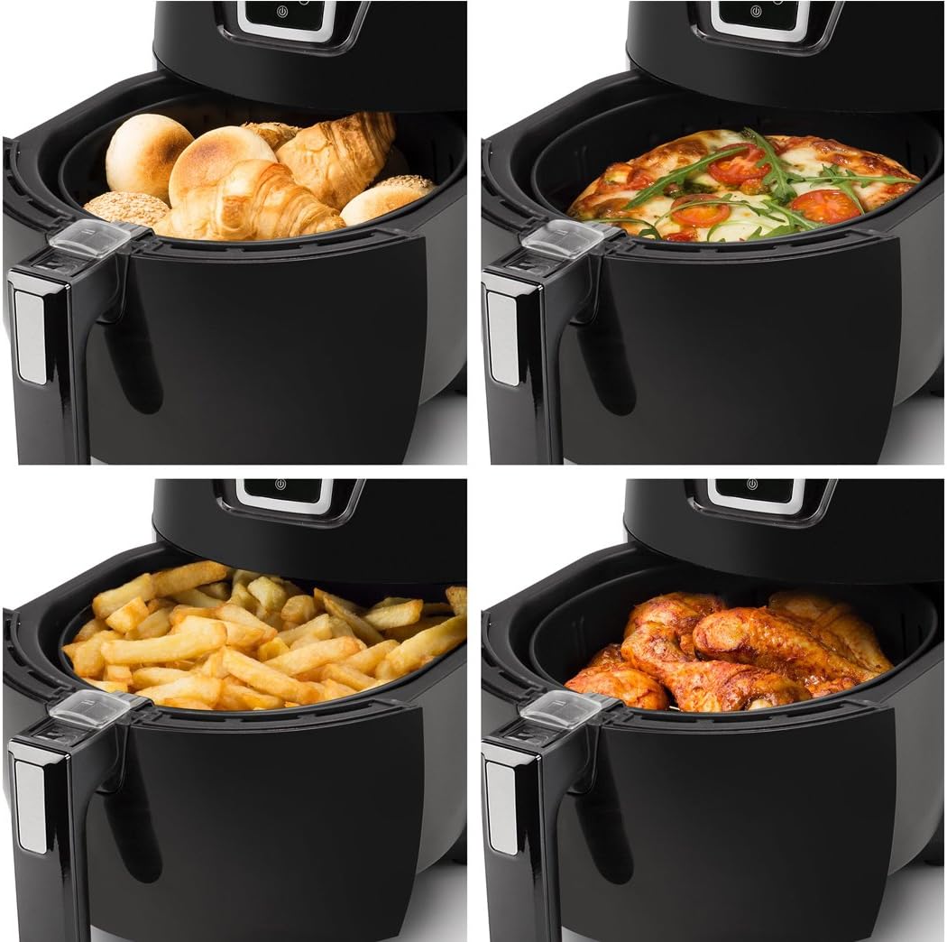 Forno combinato ad aria calda / Friggitrice con pizza, teglia da forno 3,2  litri 1400 Watt, Aerofryer con display digitale : Amazon.it: Commercio,  Industria e Scienza