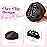 REECHO 2 PCS Mini Claw Clip in Messy & Cat Ears Hair Bun Extensions HB001 Wig Accessory Updo Hairpieces for Women Girls (Pack of 2-3 Straight, Dark Chocolate Brown)