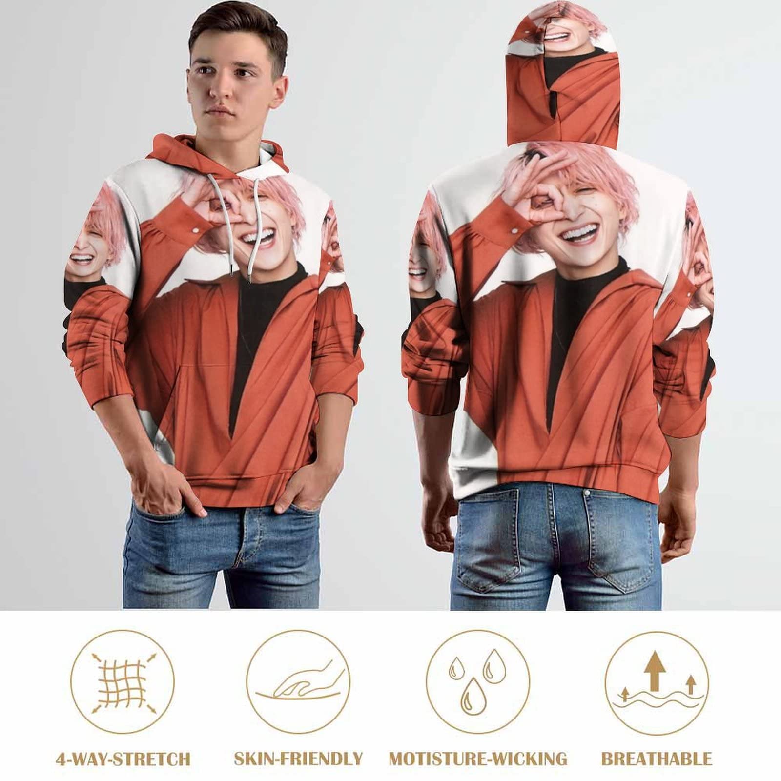 Amazon.co.jp: 佐久間大介 パーカー メンズ 長袖 シンプル オシャレ