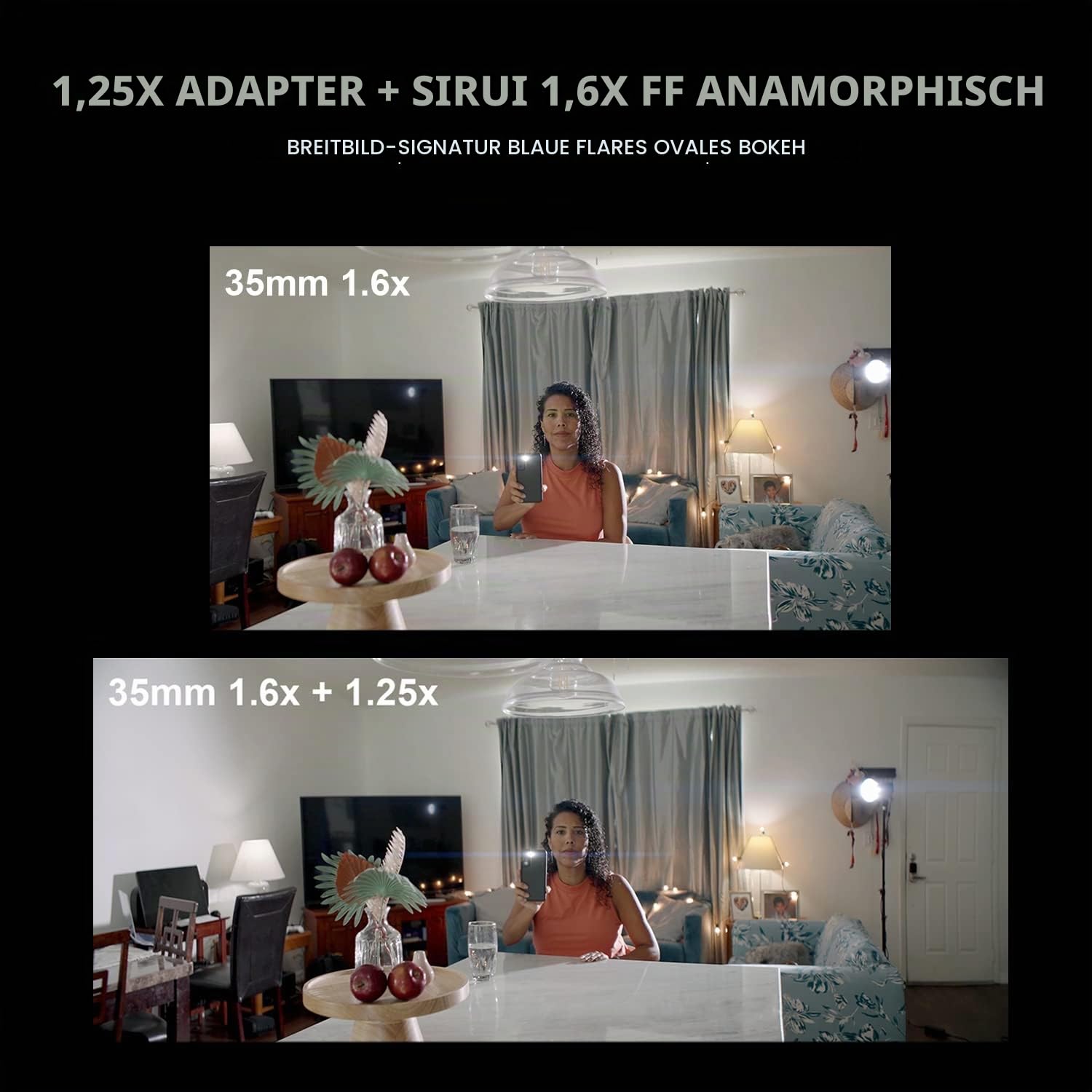 SIRUI 1.25x Anamorphotischer Adapter für SIRUI Cine Objektive