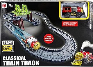 ألعاب ألغاز للأطفال – من Next Store مع سيارات سكة حديد كهربائية – طقم كتل تفاعلي للعب الجماعي – تطوير المهارات الحركية والعقلية