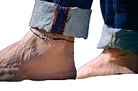 Algopix Similar Product 13 - Anchor anklet for men mens anklet