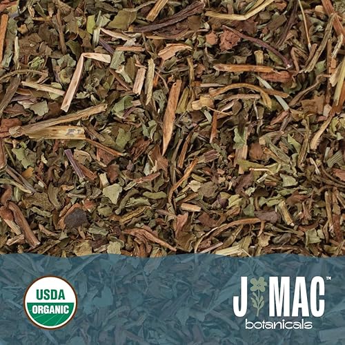 Miniatura 2 de J Mac Botanicals, Hojas de diente de león orgánicas (bolsa de 16 onzas) Té de hojas de diente de león orgánico certificado por USDA, te diente de