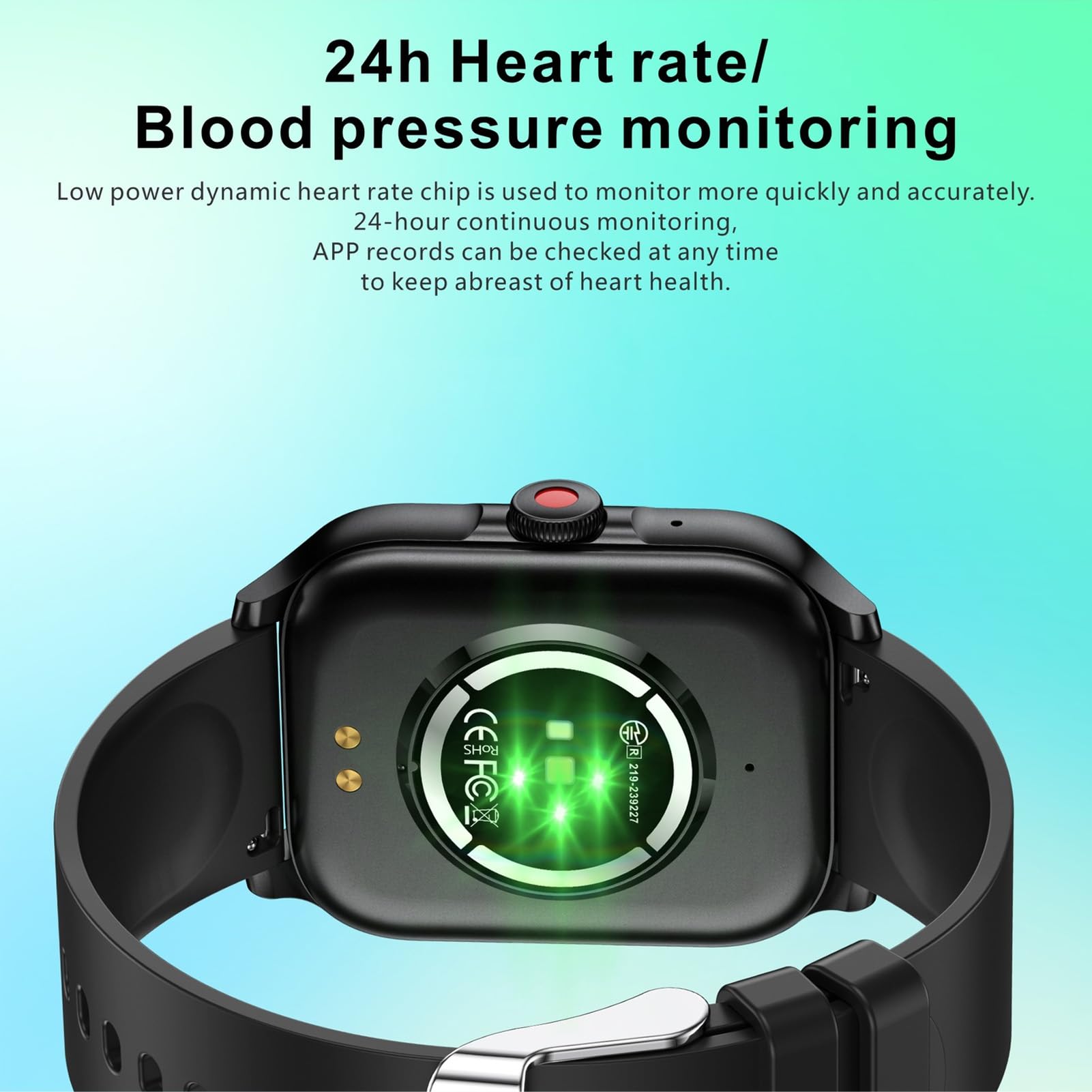 Smartwatch Fitness, QX15 Smartwatch Touch Screen a Colori da 1,85'' per Uomo Donna, Smartwatch Tracker Attività Monitoraggio del Sonno Impermeabile IP68 con APP, Durata Batteria