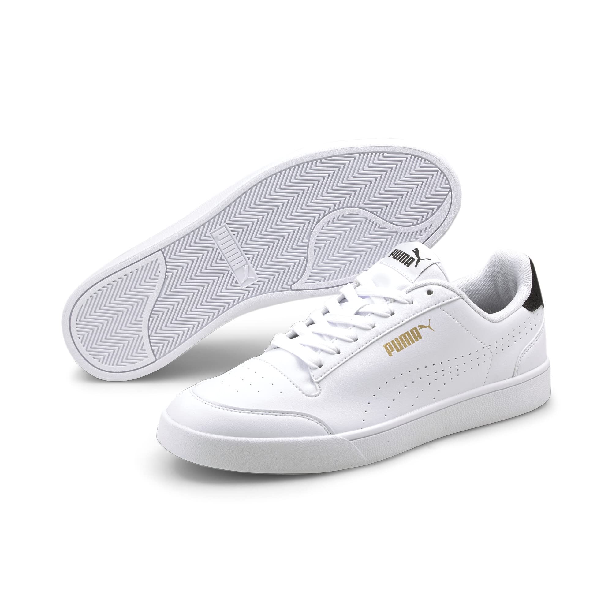 Puma Unisex-Child, Caven 2.0 Paint, Puma White-Pink Lilac-Puma Team Gold, Big Kid 6.5 — view 2