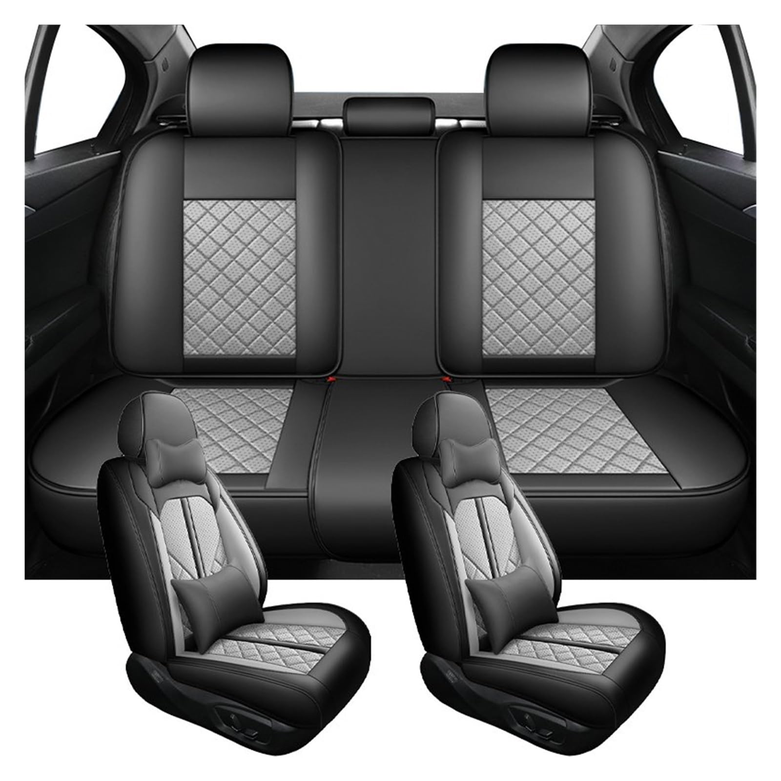 Housse de siege auto gris pour proteger les sieges de March et Juke