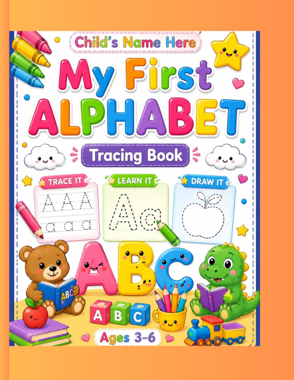 My first alphabet tracing book