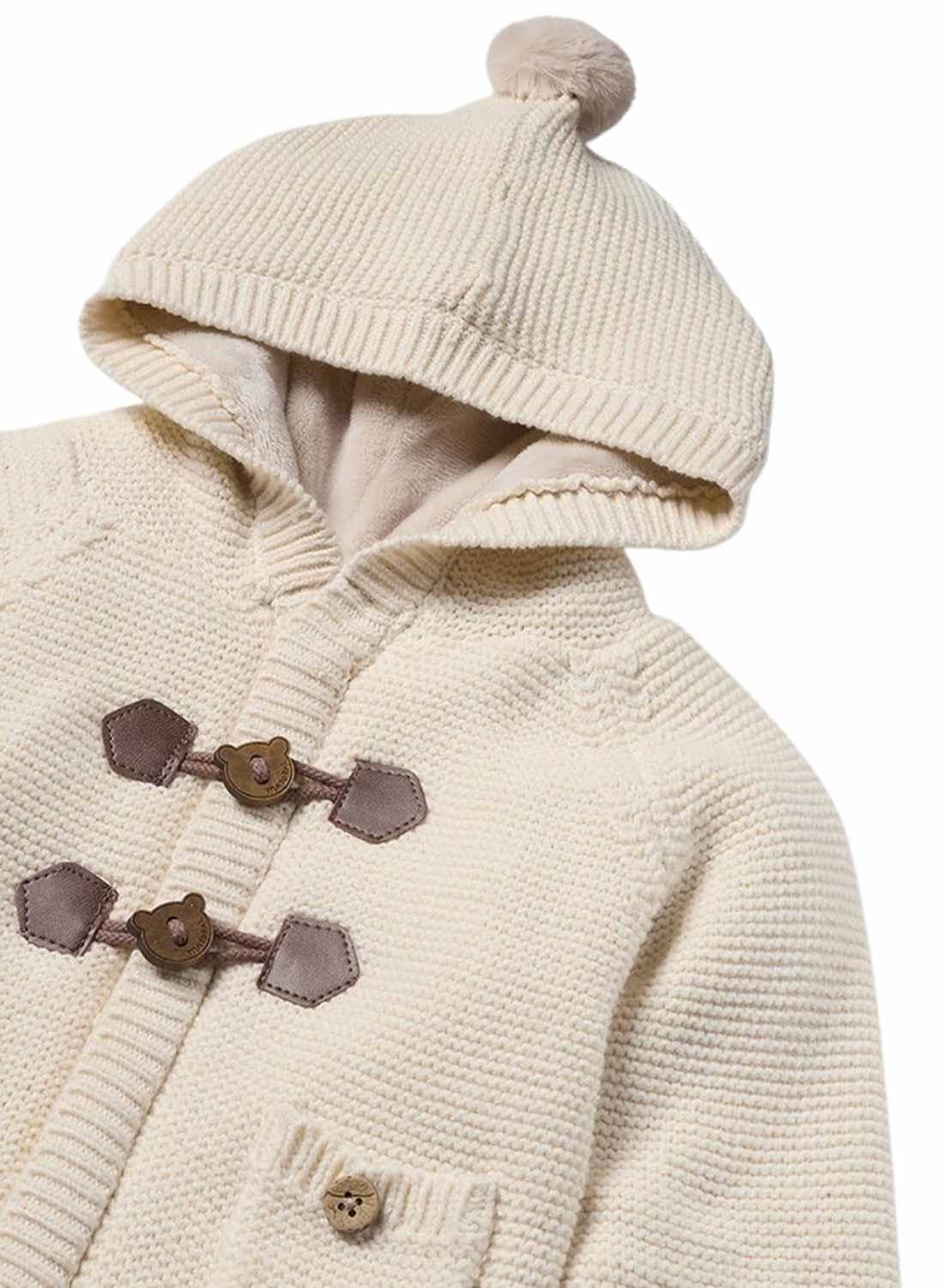 Mayoral Lange Strickjacke Trikot für Baby - Jungen Keramik