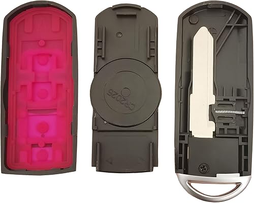 Miniatura 6 de Reemplazo remoto de 4 botones para automóvil de entrada sin llave para Mazda compatible con Mazda 3 6 MX-5 Miata WAZSKE13D01 (para C)