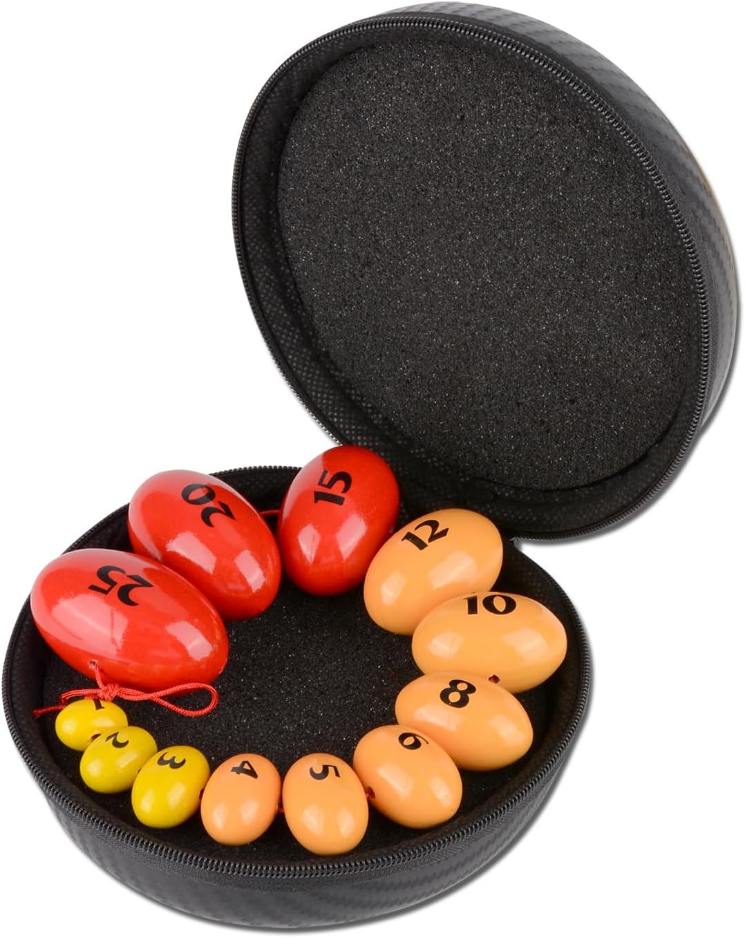 Wooden Prader Orchidometer, Prader Balls, Endocrine Rosary for Endocrinologist and Pediatrician to Measuring Testis Scale Vertical