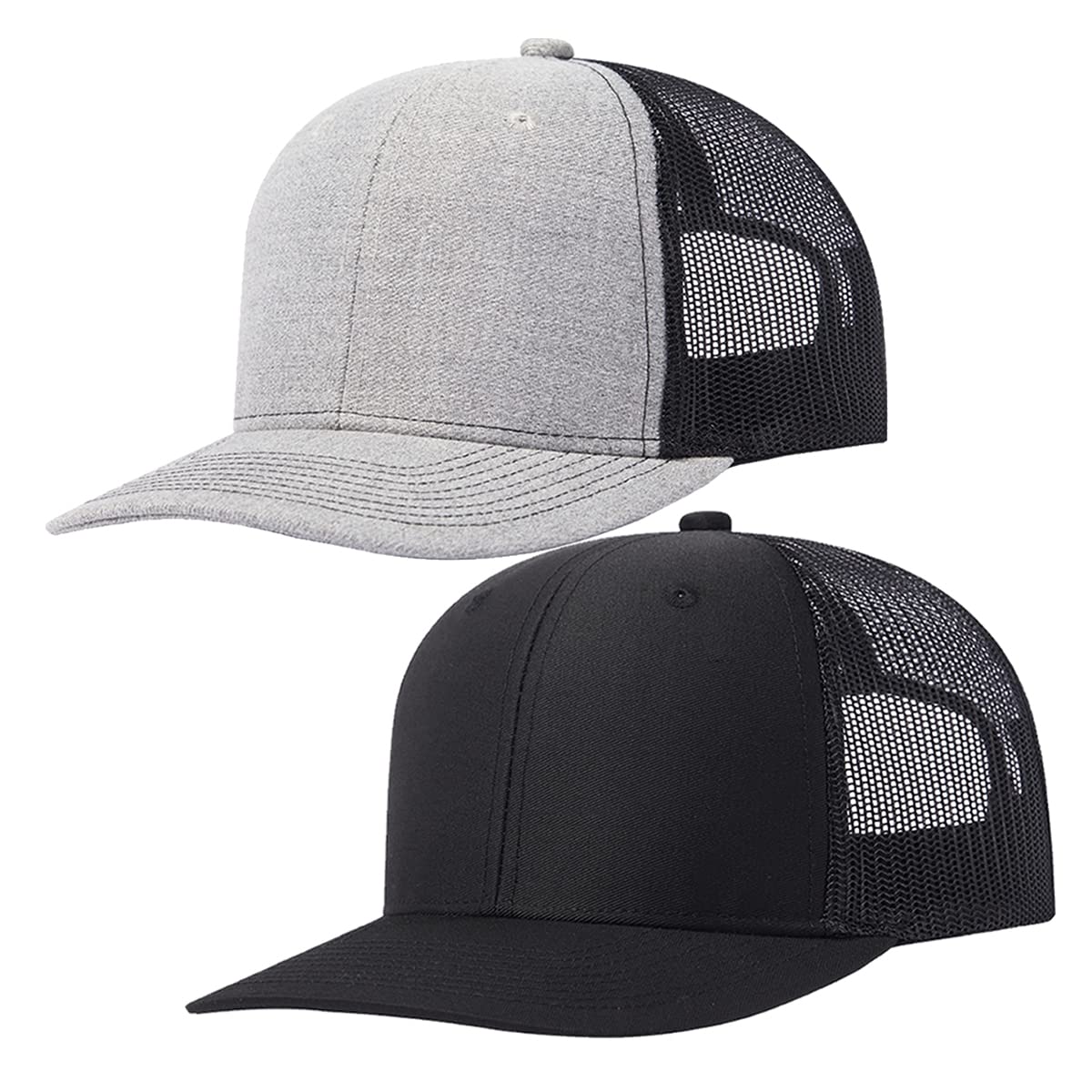 QuanhaigouTrucker Hat - Mesh Snap Back - Unisex Adjustable Baseball Cap - Outdoor Hats for Men Women