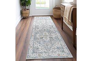 Bohemian 2x6 Runner Rug for Hallway Kitchen Bathroom Bedroom Decor