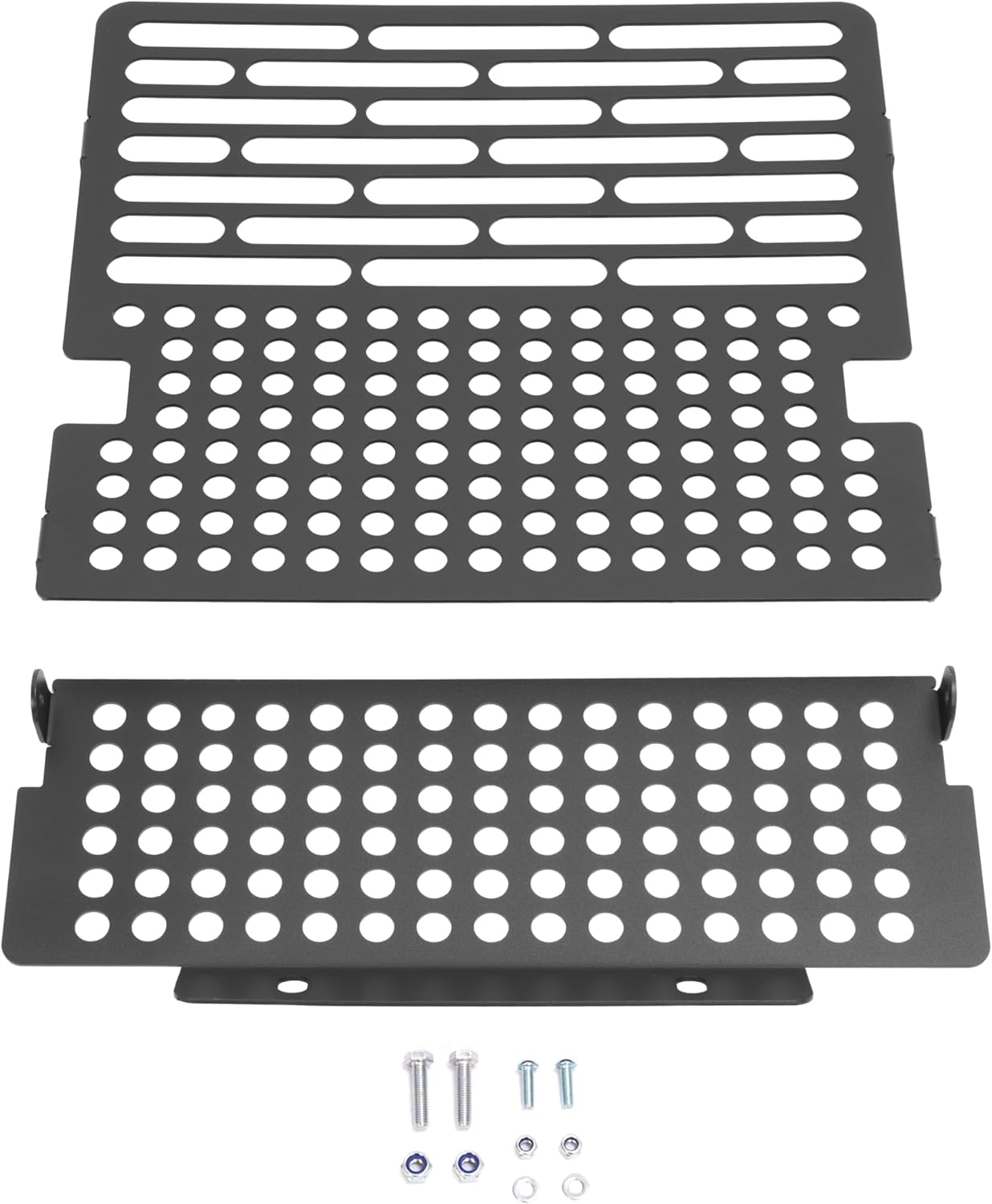 KUAFU Grille Guard Insert Compatible with Kioti CK2610/20 CK3510/20 CK4010/20 CK Series Compact Tractors Brush Guard Insert Black 4 bolts not fit 6 bolts