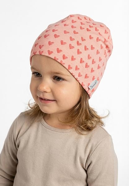 Sterntaler Mädchen Beanie-Mütze Beanie Herzen - 2
