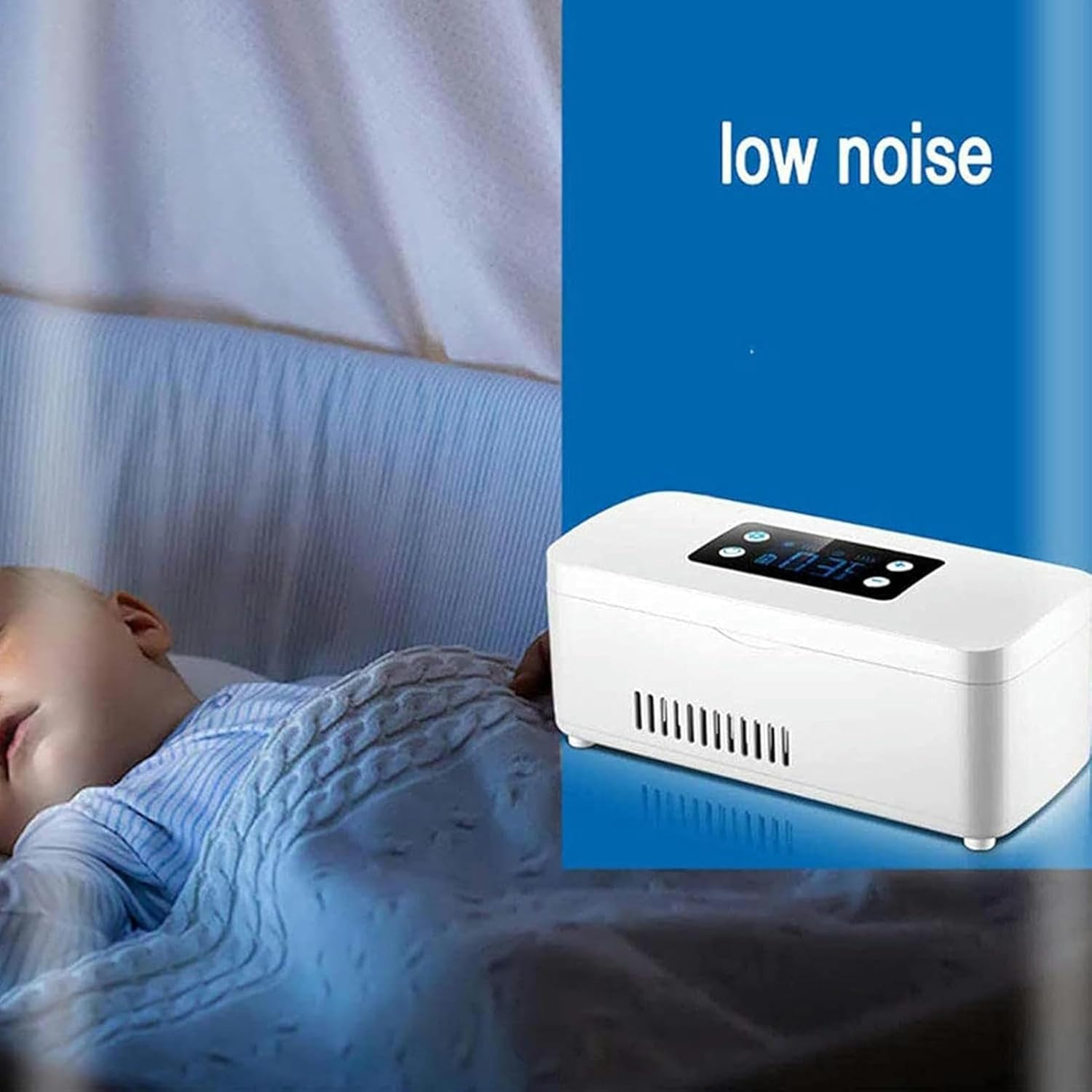 Portable Medicine Refrigerator, Mini Refrigerated Medicine Refrigerator, LED, 2-8 ° C, Small Medicine Travel Box, Mini Medicine Refrigerator, Lithium Battery