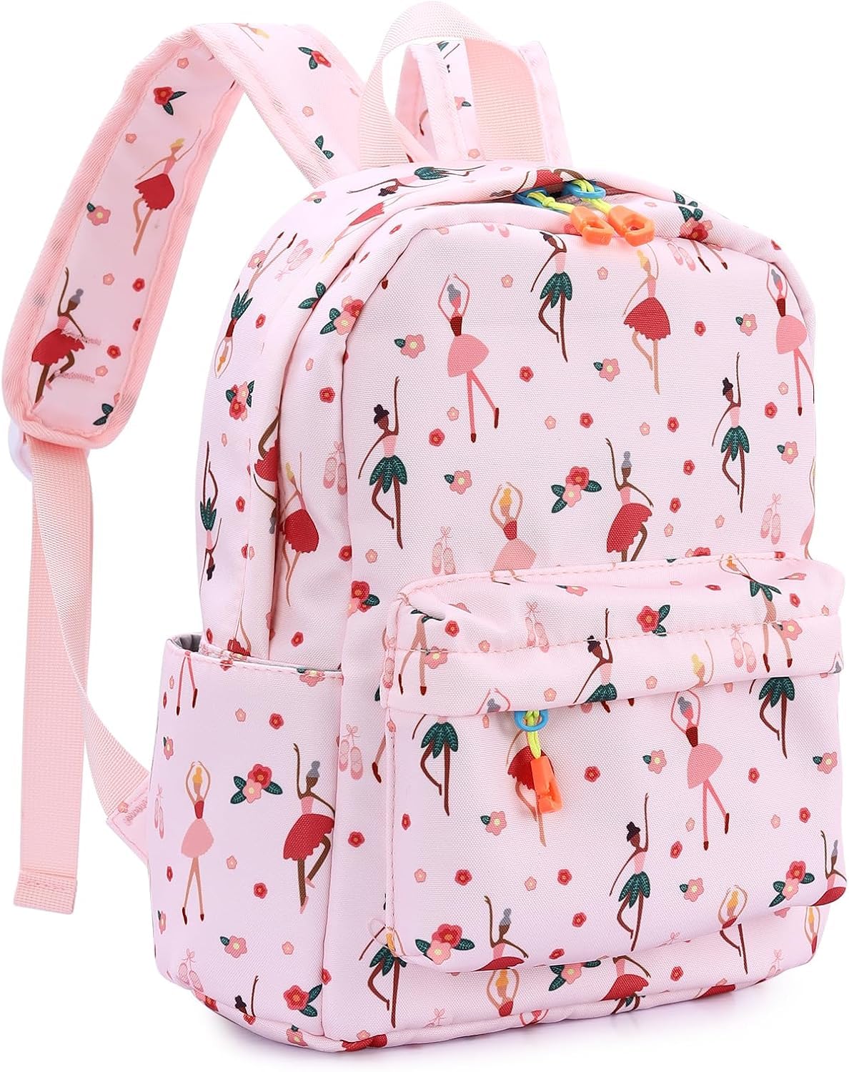 Zicac Women's Pink Toddler Backpack Girls Kids Backpack School Bags Students Rucksack Child Canvas Backpack Children Casual Bag Kindergarten Daypack Bookbag