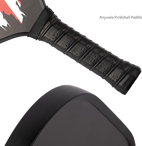 Miniatura 2 de Juego de 2 palas de pickleball aprobadas por USAPA con superficie de fibra de vidrio con 2 raquetas de pickleball, 4 bolas de pickleball, 1 bolsa de