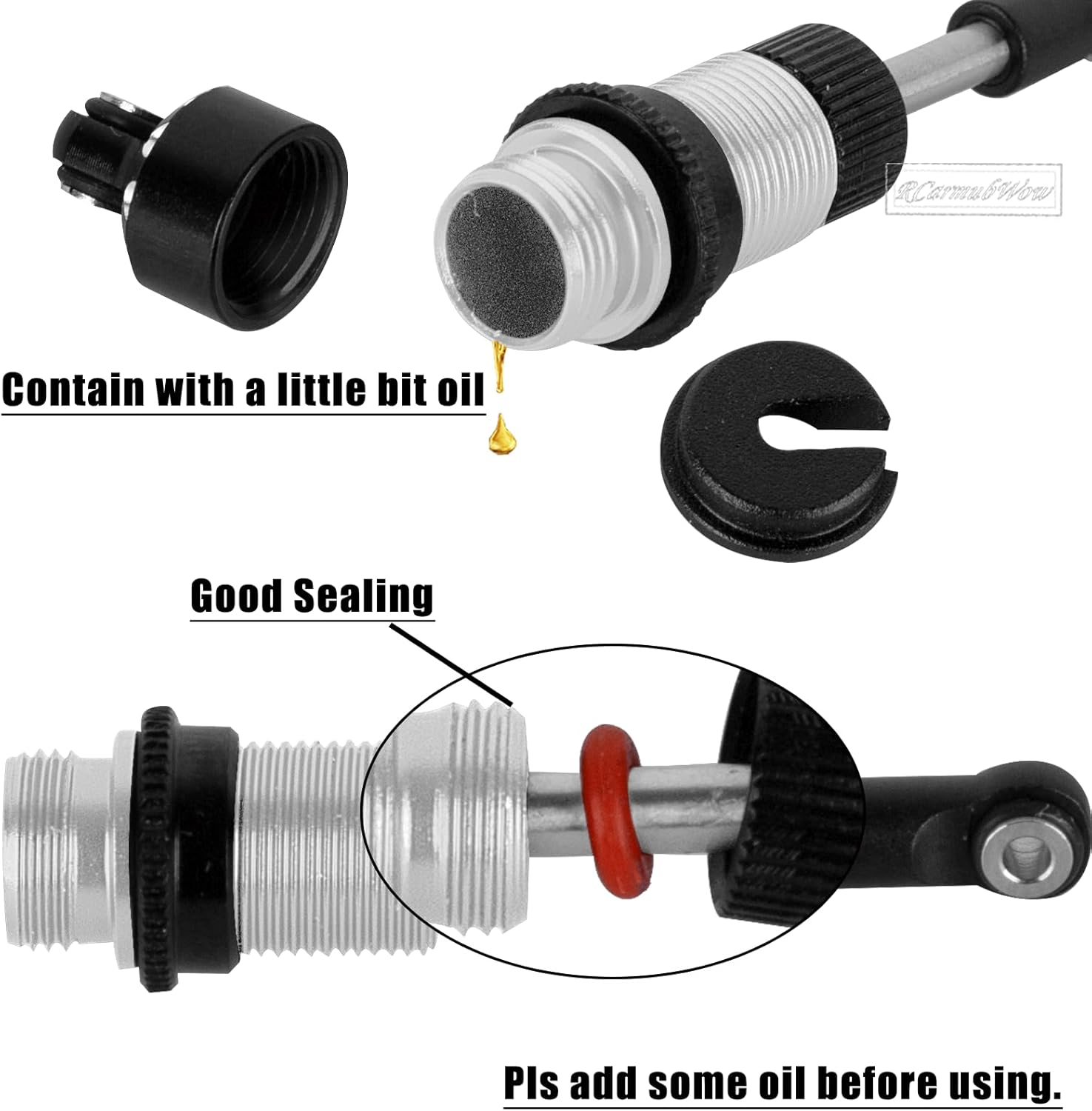 RC Upgrades Part for L0S1 1/24 Micro-B,1/28 Micro-T,Driveshafts,Shocks,Shock Towers,A Arms,Caster Blocks,Steering Block,Stub Axle Carriers,Turnbuckles,Bearing & Screw Set,Black