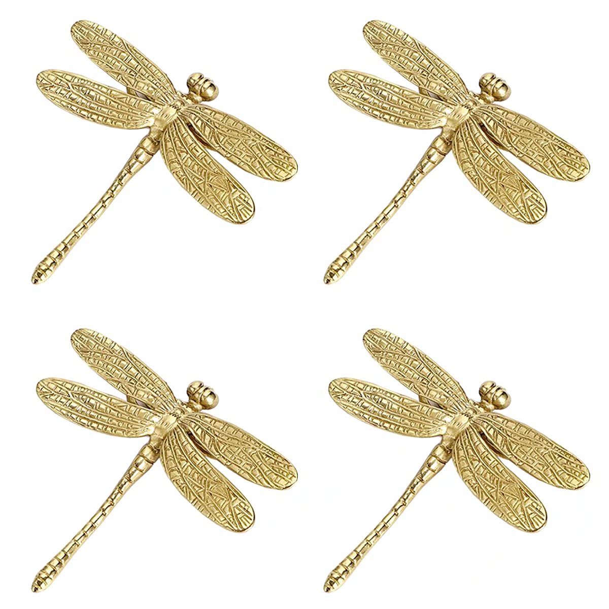 Boutons décoratifs pour armoires libellule or pour illuminer votre chambre