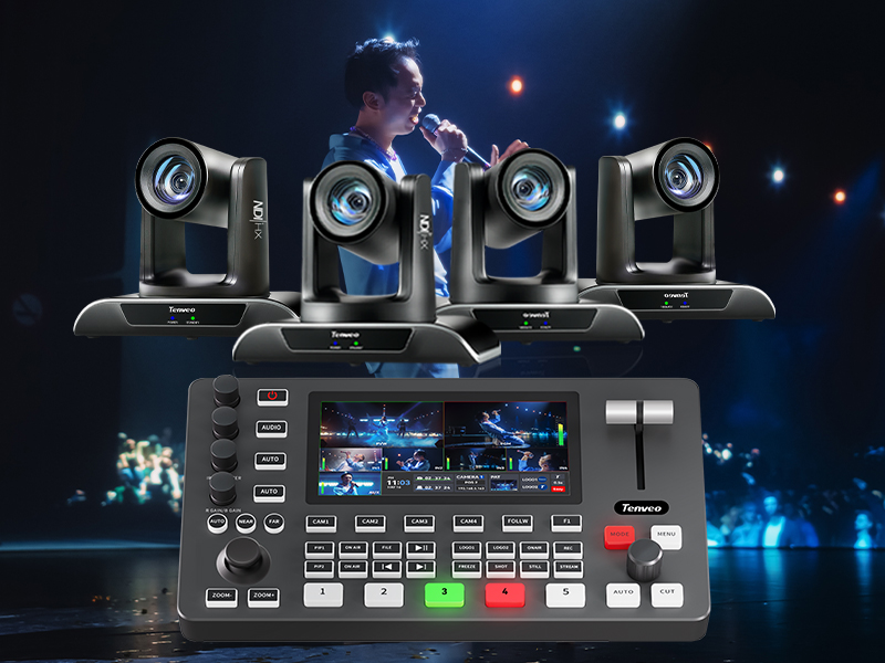 Amazon.com: Tenveo 4K60FPS HDMI Video Switcher Mixer, 4*SDI & 4