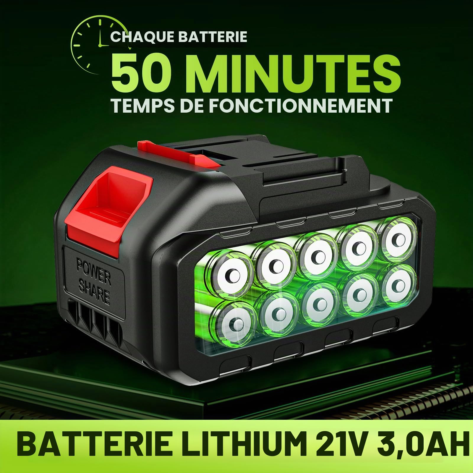 Taille Haie Batterie, 21V Taille Haie Electrique sans Fil
