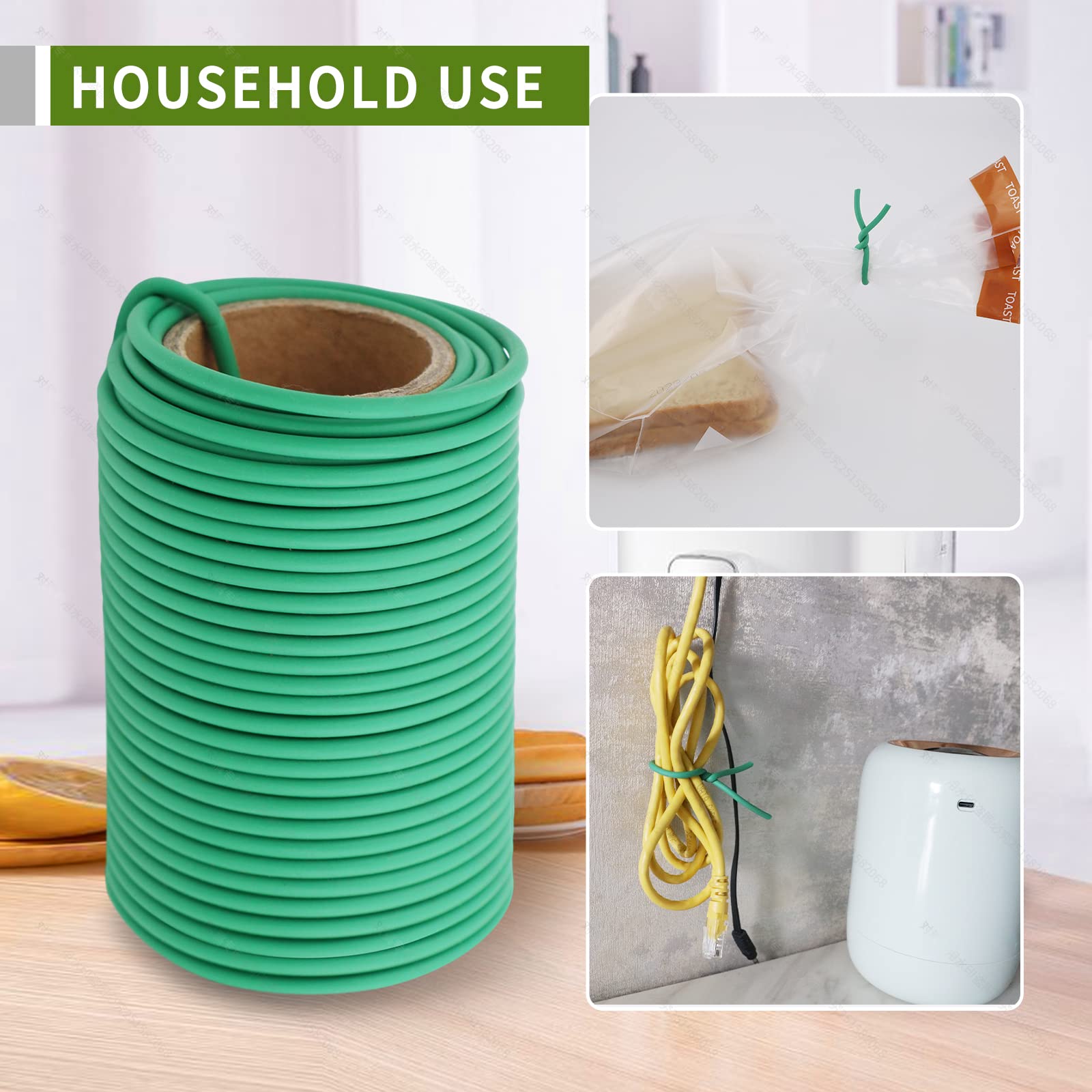 Pack De 2 Rollos De Cuerda De Jardín Para Plantas Trepadoras – Alambre De PVC Flexible De 2.5 Mm X 10 M, Reutilizable