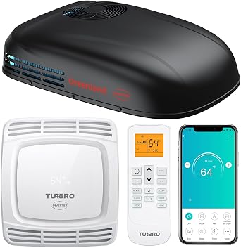 TURBRO Inverter 13.5K BTU RV Air Conditioner with Cooling and Heat Pump
