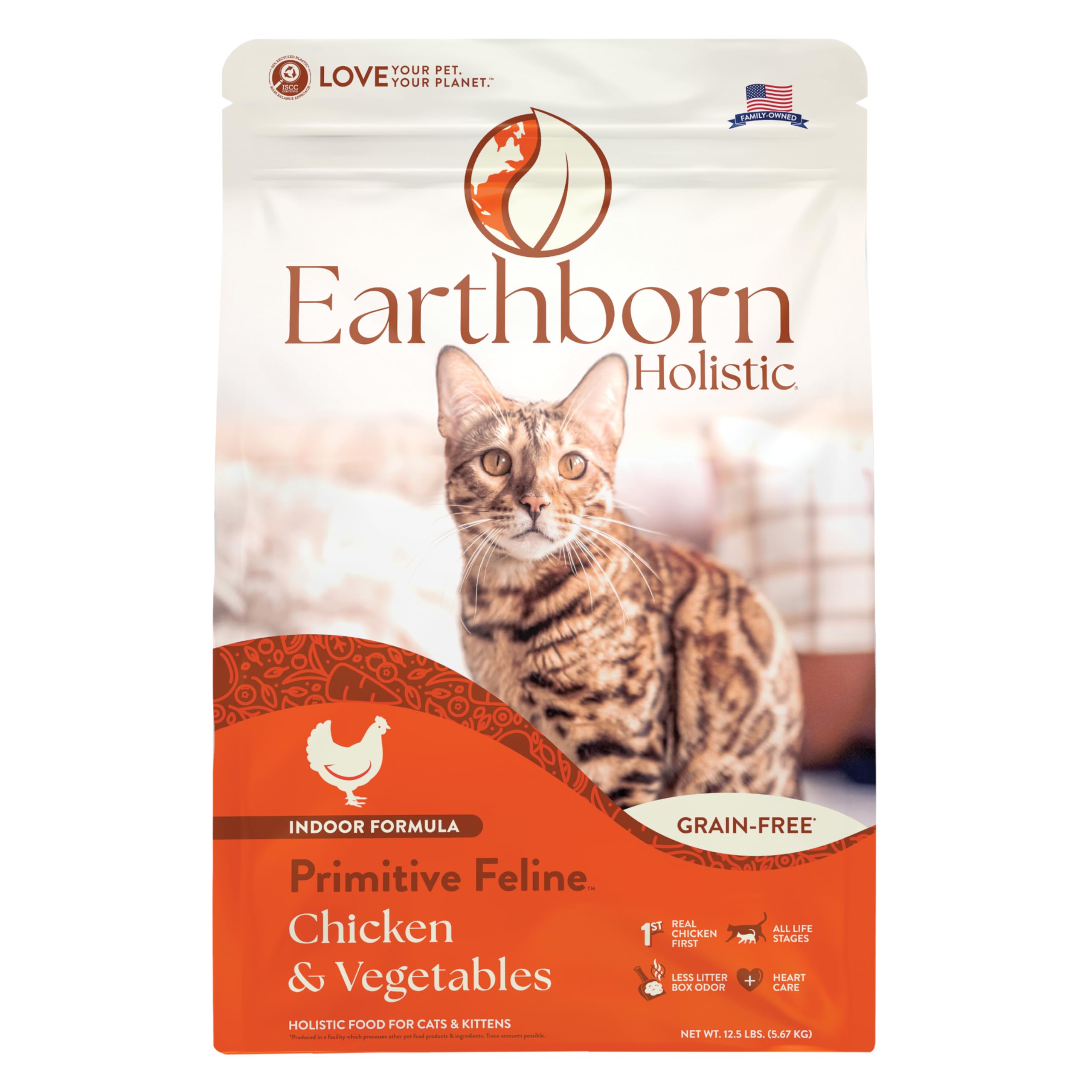 Earthborn Holistic Primitive Feline Grain-Free Dry Cat Food