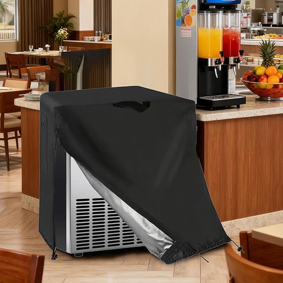 Appliance Cover | Dustproof Waterproof Protector | Kitchen Ice Machine Cover | for Home Offices Commercial Patio Indoor Fryer Blender