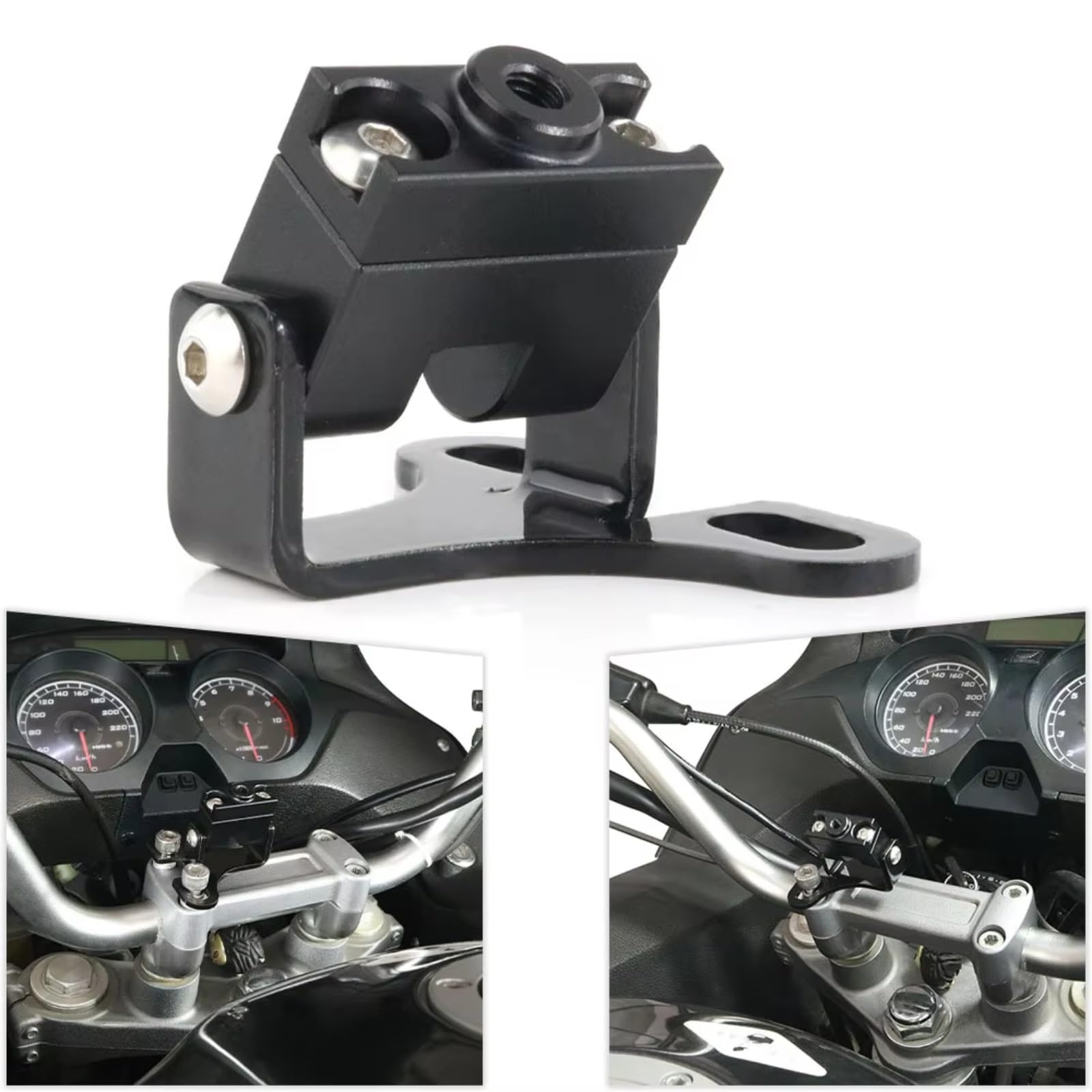 Support Telephone Compatible avec Suzuki pour Bandit pour GSF1250 2007 2008 2009 2010 2011 2012 2013 2014 2015 2016 Support De Guidon De Moto avec GPS