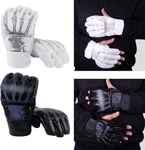 Miniatura 4 de Generic 2 pares de guantes de artes marciales artes marciales, guantes de boxeo, guantes de combate de kickboxing para sparring