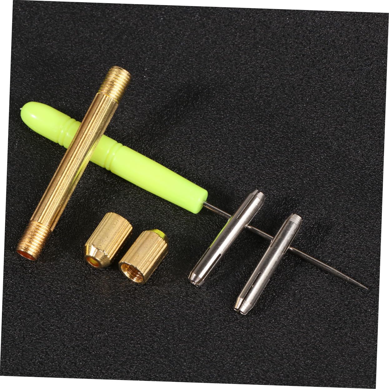 NUOBESTY Agujas De Tejer 18 Piezas herramienta de extensión de cabello aguja de crochet de silicona aguja de ganchillo de microtamaño constituir peluca cuero falso tejer bebé