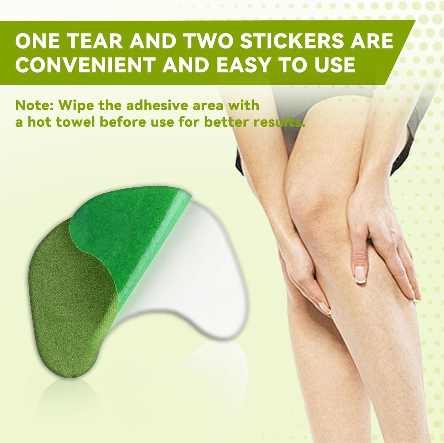 FIIL 36 PCS Knee Patches Heat Patches for Joint Back Shoulder Neck Warming Herbal Patches for Knee Patch Wormwood Extract Sticker for Knee for 8 Hours for Knees Back Neck Shoulder image 6 of 9 B0D8RTY3C4