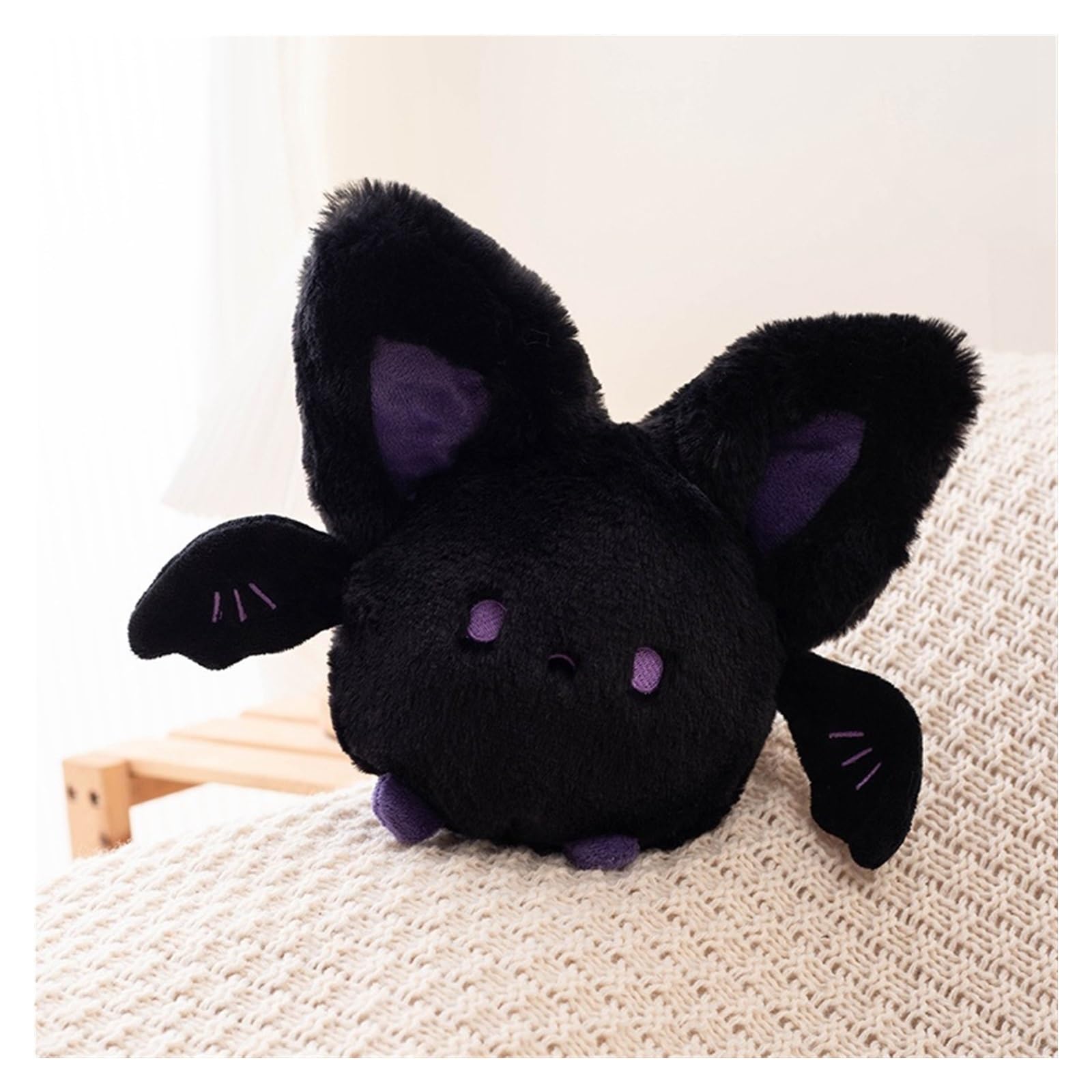 Small black bat plushie