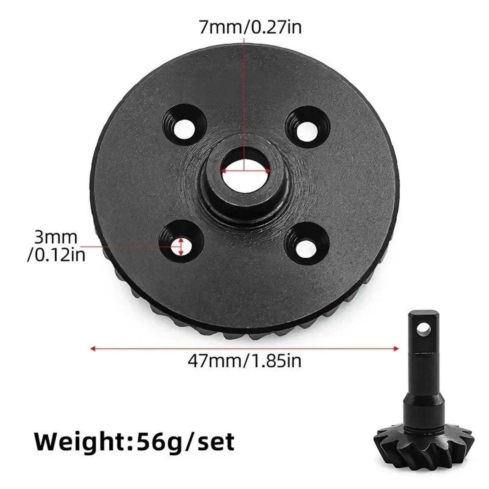 Jeu Différentiel Pignon Acier 8977 8978 pour TRXS pour MAXX 2.0 1/10 RC
