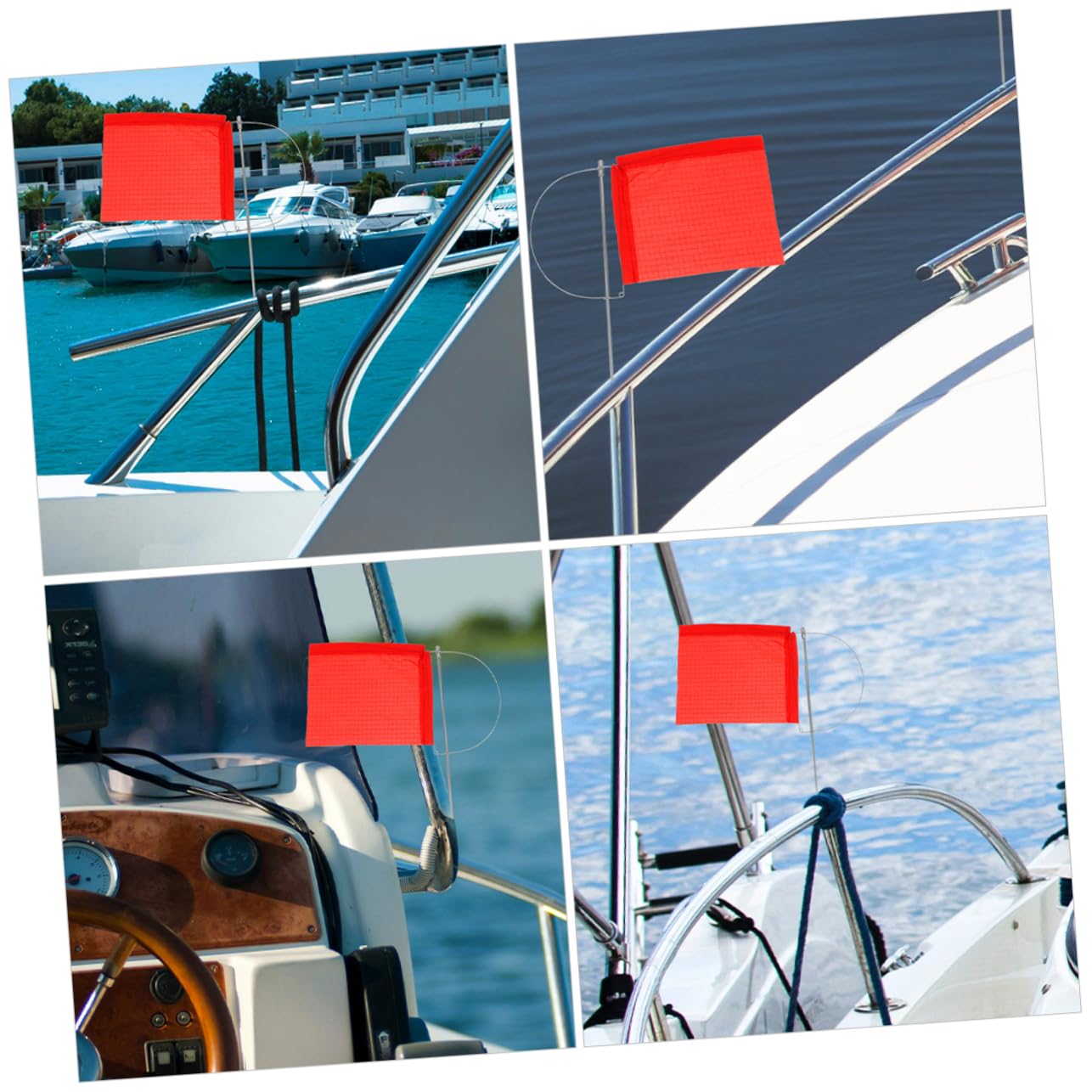 BESPORTBLE Bandera de Dirección del Viento Acero Inoxidable Resistente para Barco Yate y Diseño Único, Herramienta Práctica para Decoración Exterior Marina