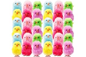 Pannow Small Cute Chenille Easter Chicks
