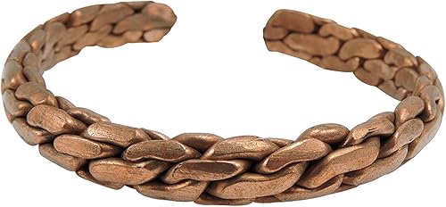 Pulsera medicinal tibetana de cobre hecha a mano en Nepal